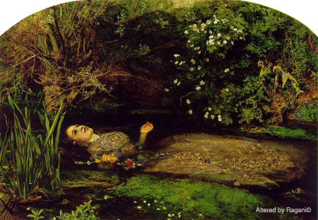 Me by Millais as Ophelia